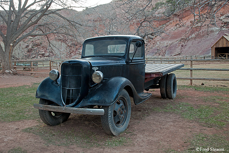 Gifford Farm Capitol Reef National Park Flatbed Truck